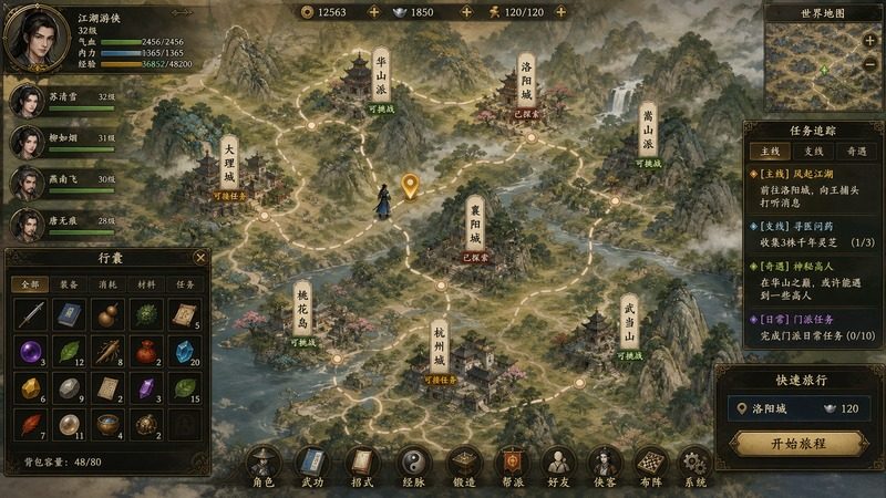 金庸群侠传5爱与死仙狐MOD六周年 天奕线 玩法截图 8