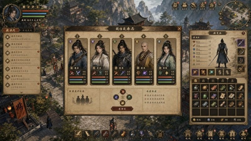 金庸群侠传5爱与死仙狐MOD六周年 角色养成 画面 6